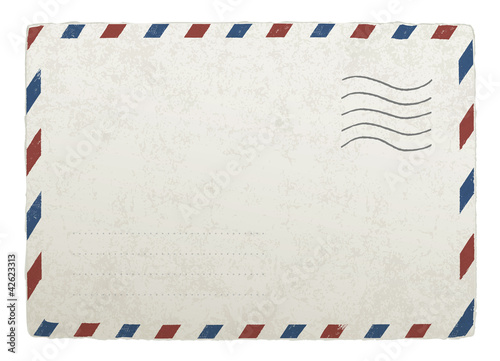 Vector: Vintage mailing envelope. Vector template for your designs, EPS Vintage mailing envelope. Vector template for your designs, EPS