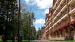 Hotel in the pine wood.