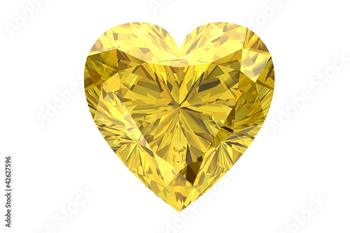 Illustration: yellow sapphire yellow sapphire
