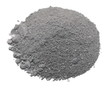 Pile Gunpowder (black powder) Isolated on white background