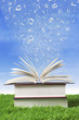 College books outdoor