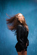 woman in motion