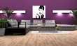 Living room with corner sofa