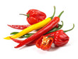 Chilis in verschiedenen Farben