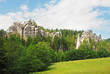 Adrspach sandstone rock formations