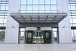 Business building entrance