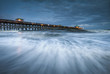 Photo: Moonlight Folly Beach Pier Charleston SC East Coast Ocean Moonlight Folly Beach Pier Charleston SC East Coast Ocean