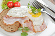 Spiegelei mit Bauchfleisch
