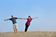 couple enjoying the sunset