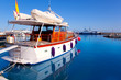 Formentera island port with boats in La Savina