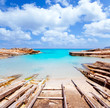 Es Calo de San Agusti port in Formentera island