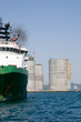 tug and offshore oil platform