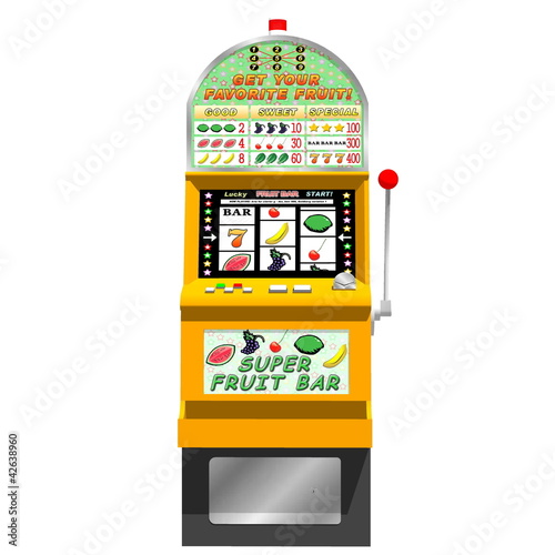 Illustration: 3D slot machine (traditional) 3D slot machine (traditional)