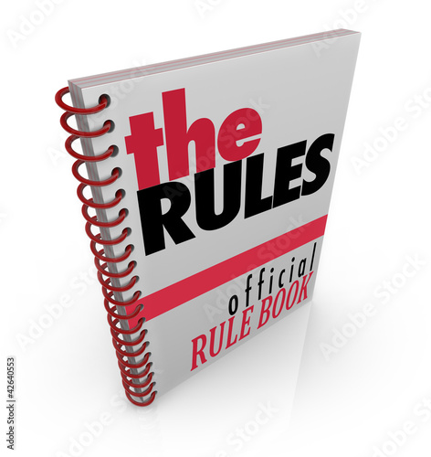 Illustration: The Rules Book Official Rule Manual Directions The Rules Book Official Rule Manual Directions