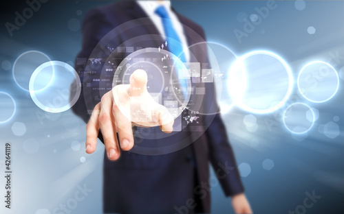 Photo: Virtual technology in business Virtual technology in business