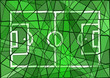 Vector: Soccer pitch Soccer pitch