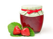 Strawberry Jam with Fresh Strawberries