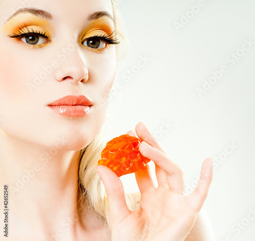 Photo: bright makeup bright makeup
