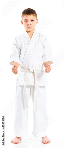 Photo: Aikido boy fighting position Aikido boy fighting position