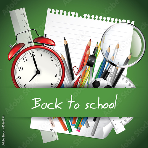 Vettoriale: Back to school background Back to school background