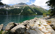 Morskie Oko lake in Polish Tatra mountains