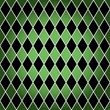 Vector: Seamless harlequin pattern-green and black Seamless harlequin pattern-green and black
