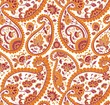 colorful paisley floral pattern , textile , Rajasthan, India