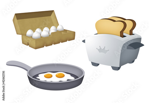 Illustration: Toast and Eggs Toast and Eggs