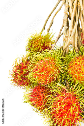 Photo: A Bunch Of Ripe Rambutan A Bunch Of Ripe Rambutan