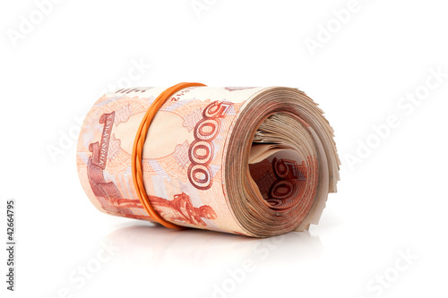 Photo: Thousand's Russian roubles Thousand's Russian roubles