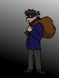Cartoon Thief Vector