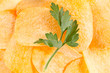 Potato chips background