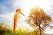 sunny day and joy of living