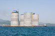 Base oil drilling platform