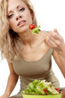 Woman with salad