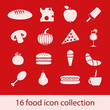 Vector: food icons collection food icons collection