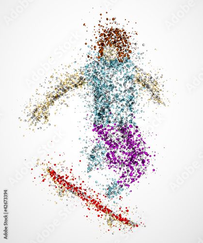Vector: Abstract skateboarder Abstract skateboarder