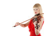 Foto: Image a girl playing the violin Image a girl playing the violin