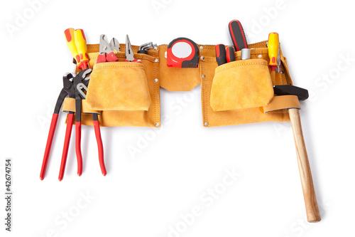 Photo: Toolbelt with various tools Toolbelt with various tools