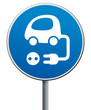 Schild Elektroauto Ladestation