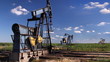 Oil Pump Jack in a field