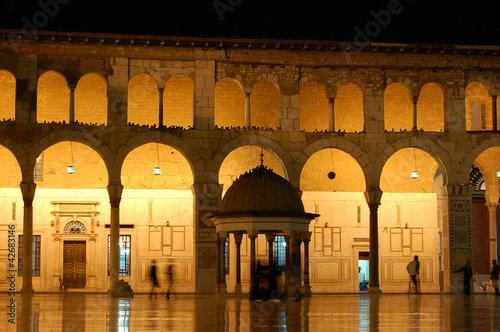 Photo: mosquée damas nuit mosquée damas nuit