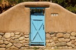 Photo: New Mexico Adobe Blue Doorway New Mexico Adobe Blue Doorway