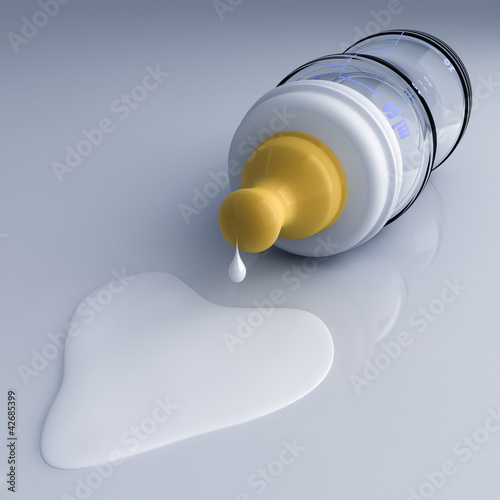 Illustration: baby bottle baby bottle