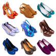 Multicolored female shoes-11