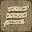 Vintage Styled Tape with Slogans. Vector, EPS 10