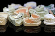 Collection of dental partials