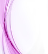 Pink fractal waves on white background