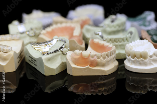 Photo: Collection of dental partials Collection of dental partials