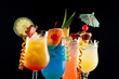 Tropical drinks - Most popular cocktails series